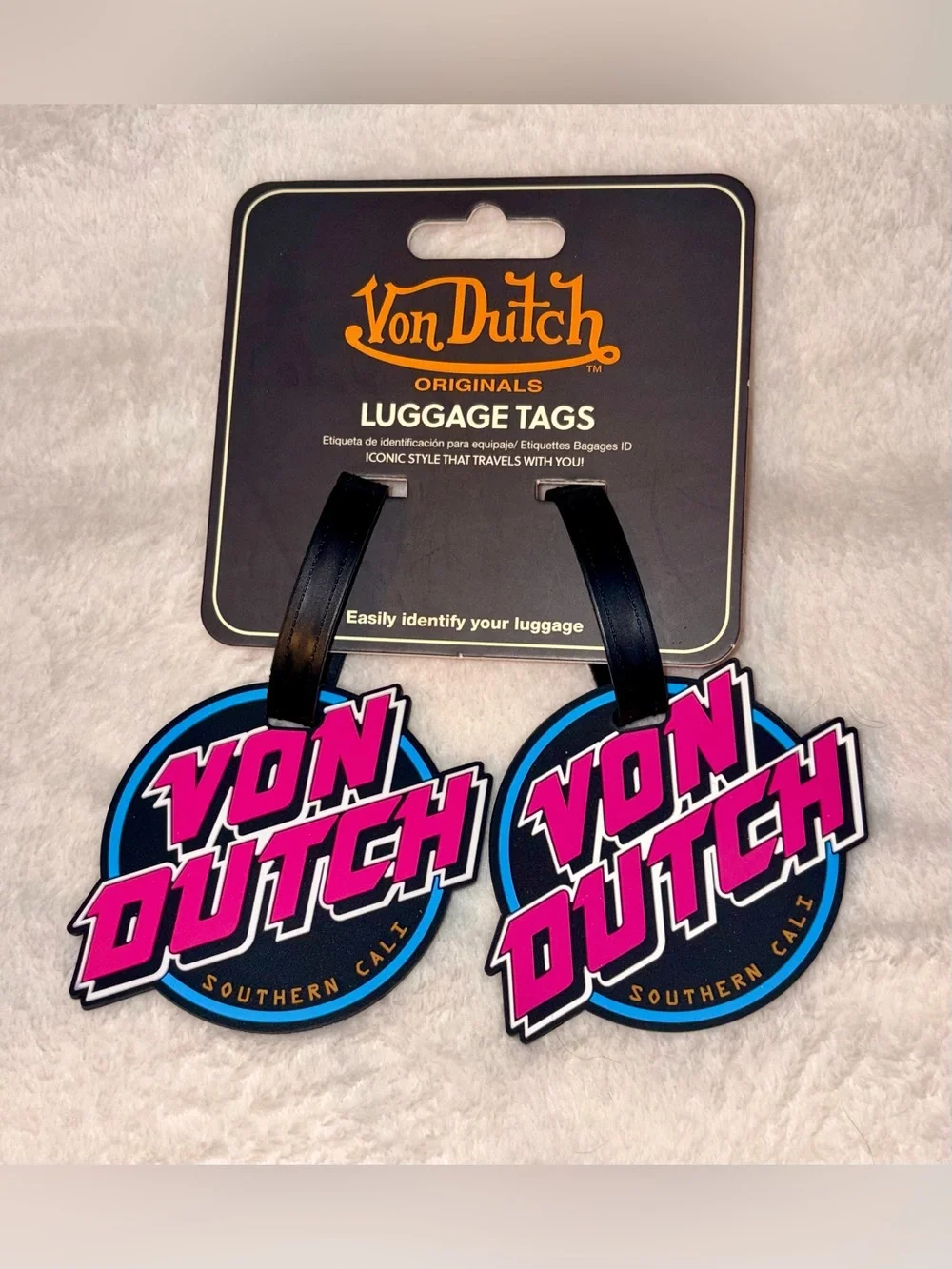 Von Dutch Luggage Tags NWT!
